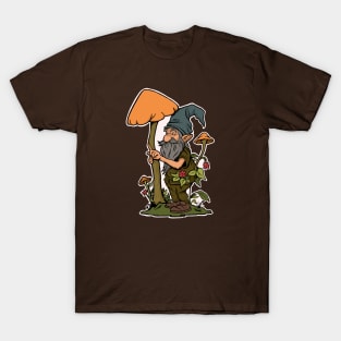 Magical mushroom gnome T-Shirt